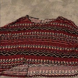 patterned flowy top!